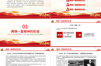 弘揚兩彈一星精神PPT建黨100周年中國精神譜系熱愛祖國無私奉獻自力更生艱苦奮斗大力協(xié)同勇于登攀科學(xué)家精神黨課課件