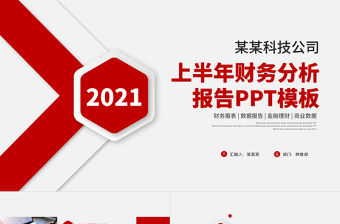 2021上半年財務分析報告PPT簡潔質感財務部財務經理工作總結述職匯報多圖表實用型模板