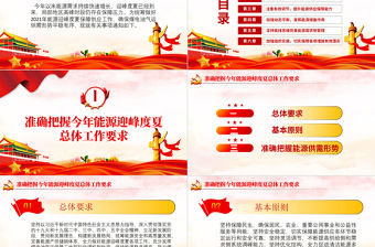 關于做好2021年能源迎峰度夏工作的通知專題PPT模板