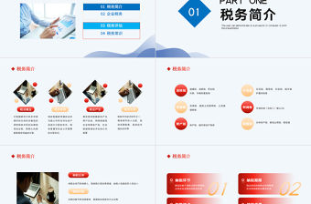 稅務知識培訓PPT簡潔時尚企業財務人員基礎稅務知識培訓稅務評估稅務常識學習課件