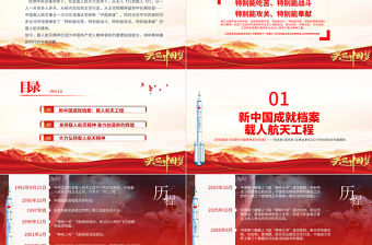 弘揚載人航天精神PPT弘揚革命傳統賡續紅色血脈凝聚奮進力量中國精神譜系專題講座黨課