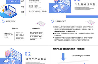 2021世界知識產(chǎn)權日專利版權市場競爭插畫PPT模板