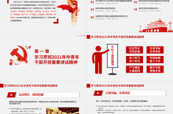 2021年學(xué)習(xí)貫徹中青班開班講話精神PPT努力成為可堪大用能擔(dān)重任的棟梁之才黨建黨課課件