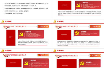 中國共產(chǎn)黨簡史PPT紅色簡潔黨的一大到十九大發(fā)展歷程建黨100周年黨史學習黨課