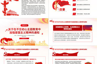 2021家是最小國國是千萬家PPT紅色簡潔加強愛國主義教育弘揚愛國主義精神黨課模板