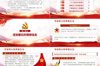 從革命烈士家書中感悟初心使命PPT紅色大氣風2022國企機關事業單位黨日活動黨課課件模板下載