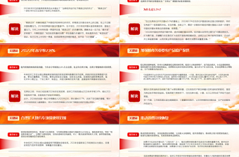 聚焦2022全國(guó)兩會(huì)PPT紅色精品政府工作報(bào)告中43個(gè)關(guān)鍵詞解讀專題黨課課件模板