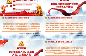 如何走好新時代黨的群眾路線PPT黨員干部學習教育專題黨課課件