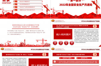2022安全生產月PPT簡潔大氣遵守安全生產法當好第一責任人企業安全生產專題課件