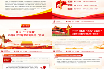 立好四標桿淬煉忠誠度答好不負黨和人民期望的必答題PPT紅色黨政風(fēng)2022年中青年干部培訓(xùn)班學(xué)習(xí)教育專題授課課件模板