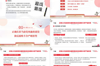 加強黨性修養(yǎng)堅持廉潔從政PPT簡約風(fēng)反腐倡廉黨風(fēng)廉政專題微黨課課件模板