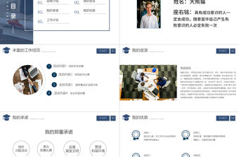 學生會競選PPT商務高級競選學生會主席PPT