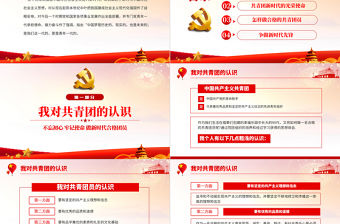 踐行團(tuán)員使命爭做時代先鋒PPT紅色黨政風(fēng)做新時代合格團(tuán)員主題團(tuán)課課件模板