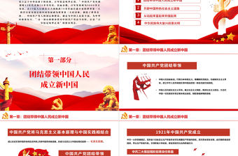 百年初心歷久彌堅PPT紅色黨政風七一建黨節黨員教育培訓專題課件模板