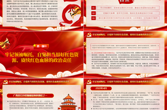 用好紅色資源賡續(xù)紅色血脈推動黨史學習教育常態(tài)化長效化PPT紅色精品黨員干部深入學習《決議》專題黨課