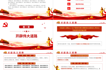 在百年接續(xù)奮斗中創(chuàng)造新奇跡PPT紅色精品2022年度機(jī)關(guān)單位主題黨課課件模板下載