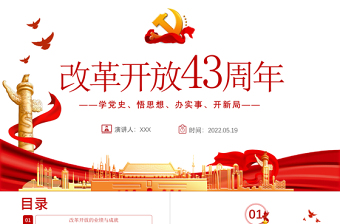 2023改革開放新時期歷史黨課ppt