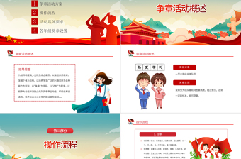 紅領(lǐng)巾獎(jiǎng)?wù)挛襾?lái)爭(zhēng)PPT2022年紅領(lǐng)巾爭(zhēng)章啟動(dòng)課爭(zhēng)章計(jì)劃主題班會(huì)課件