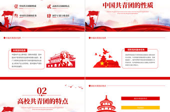 黨的助手青年的家PPT黨政風實現中華民族偉大復興而奮斗專題黨課課件模板