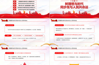 2022重溫五四青春寄語PPT黨政風重溫五四百年習近平的青春寄語專題課件模板