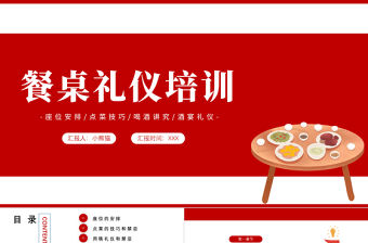 2022餐桌禮儀培訓(xùn)PPT餐桌禮儀培訓(xùn)課件模板