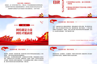 總書記談黨和人民最顯著的精神標識PPT紅色大氣風深入學習貫徹黨史學習教育專題黨課課件模板