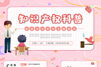 2022知識(shí)產(chǎn)權(quán)科普PPT黑板風(fēng)小學(xué)生知識(shí)產(chǎn)權(quán)科普主題班會(huì)課件模板
