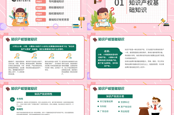 2022知識(shí)產(chǎn)權(quán)科普PPT黑板風(fēng)小學(xué)生知識(shí)產(chǎn)權(quán)科普主題班會(huì)課件模板