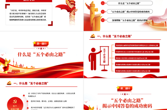 “五個必由之路”揭示中國答卷的成功密碼PPT深入學(xué)習(xí)五個必由之路專題黨課學(xué)習(xí)培訓(xùn)課件模板
