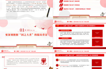 保持四心牢記國之大者PPT紅色精品爭當新時代趕考路上的開路先鋒專題黨課課件模板