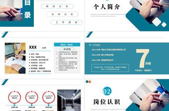 2022采購主任中層崗位競聘PPT藍色簡潔知性風采購主任中層崗位競聘工作報告模板下載