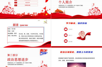 五四青年獎(jiǎng)?wù)率论E匯報(bào)PPT精美風(fēng)2022五四青年專題課件模板