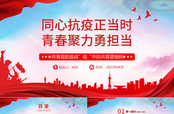 同心抗疫正當時青春聚力勇?lián)擯PT紅色黨政風戰(zhàn)疫中的共青團組織團委團支部團課課件