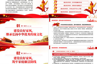 以優(yōu)良家風涵養(yǎng)清正黨風政風民風PPT黨政風黨員干部學習教育專題黨課