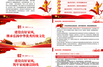 以優(yōu)良家風(fēng)涵養(yǎng)清正黨風(fēng)政風(fēng)民風(fēng)PPT黨政風(fēng)黨員干部學(xué)習(xí)教育專題黨課