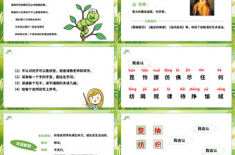 2022小毛蟲PPT課文第22課小學二年級語文下冊部編人教版教學課件