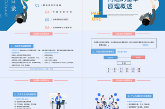 2022高效溝通技巧PPT插畫風(fēng)企業(yè)新員工高效溝通技巧培訓(xùn)課件模板