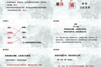 2022古詩三首 村晚PPT第1課小學五年級語文下冊部編人教版教學課件