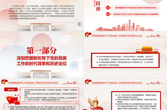 從黨的百年奮斗征程深刻把握新時代民族工作的歷史方位和重要使命PPT黨政風黨員干部學習教育專題黨課