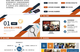 2022后勤管理工作計劃PPT大氣商務風企業后勤部工作總結及下半年工作計劃述職報告模板