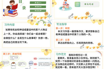 2022我和____過一天PPT習作小學四年級語文上冊部編人教版教學課件