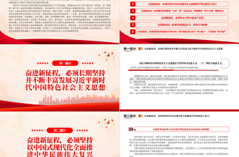 2022中國共產(chǎn)黨奮進新征程的政治宣言和行動綱領PPT精美黨政風黨員干部學習教育專題黨課黨建課件