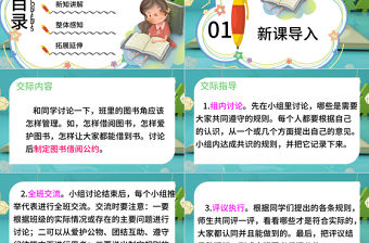 2022圖書借閱公約PPT口語交際小學二年級語文下冊部編人教版教學課件