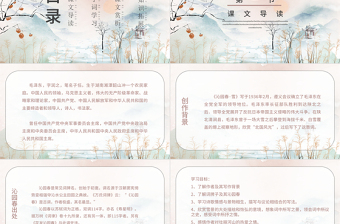 人教版初九年級(jí)語(yǔ)文《沁園春雪》PPT課件