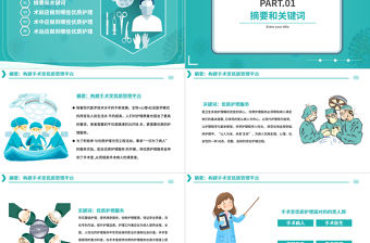 2022手術室優質護理PPT清新簡約醫學護理通用PPT