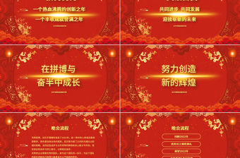 2022寅虎迎春PPT紅色喜慶虎年年終頒獎(jiǎng)典禮誓師大會(huì)開門紅企業(yè)年會(huì)模板