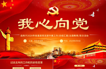 2021年我心向黨關于黨員干部工作開展情況總結及問題形勢分析黨課PPT