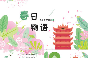 中國傳統節日二十四節日之立春PPT