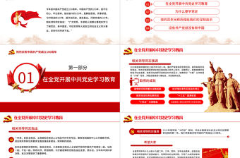 百年恰是風華正茂慶祝建黨100周年七一建黨節專題黨課PPT