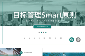 2020年企業(yè)培訓(xùn)目標(biāo)管理Smart原則PPT模板